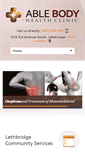 Mobile Screenshot of ablebody.ca