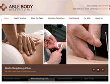 Tablet Screenshot of ablebody.ca